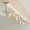 Edgeware Spotlight Strip in Plain Ivory - 5 Spots