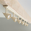 Edgeware Spotlight Strip in Plain Ivory - 6 Spots