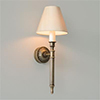 Grantham Wall Light in Antiqued Brass