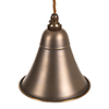 Boathouse Pendant Light in Antiqued Brass