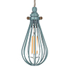 Cowley Pendant Light in Duck Egg Blue