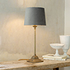 Mansfield Table Lamp in Antiqued Brass