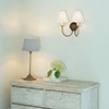 Mansfield Table Lamp in Antiqued Brass