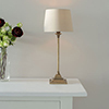 Mansfield Table Lamp in Antiqued Brass