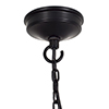 Hackney Outdoor Lantern (with chain) in Matt Black