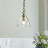 Dairy Light in Antiqued Brass