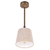 Arlington Single Pendant Light in Antiqued Brass