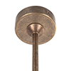 Arlington Single Pendant Light in Antiqued Brass