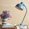 Newark Desk Lamp in Blue