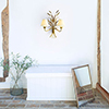 Sussex Wall Light in Old Gold