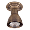 Edgeware Flush Mount Ceiling Light in Antiqued Brass