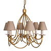 Florentine Pendant Light in Old Gold