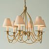 Florentine Pendant Light in Old Gold