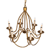 Florentine Pendant Light in Old Gold