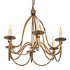 Florentine Pendant Light in Old Gold