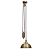 Butler Rise and Fall Pendant in Antiqued Brass