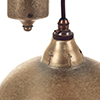 Butler Rise and Fall Pendant in Antiqued Brass