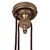 Butler Rise and Fall Pendant in Antiqued Brass