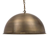 Leiston Pendant in Antiqued Brass (AB interior)