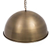 Leiston Pendant in Antiqued Brass (AB interior)