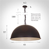 Leiston Pendant Light in Matt Black (PI interior)