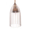 Thornton Glass Pendant Light in Antiqued Brass