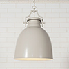 Lexington Pendant Light in Clay (inside white)