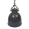 Lexington Pendant Light in Slate Grey (inside white)