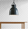 Lexington Pendant Light in Slate Grey (inside white)