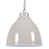 Wharf Pendant Light in Clay (inside white)