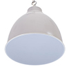 Wharf Pendant Light in Clay (inside white)