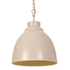 Wharf Pendant Light in Plain Ivory