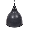 Wharf Pendant Light in Slate Grey (inside white)