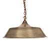 Large Balmoral Pendant Light in Antiqued Brass