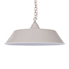 Large Balmoral Pendant Light in Clay (inside white)