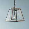 Stanton Pendant Light in Antiqued Brass