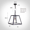 Stanton Pendant Light in Matt Black