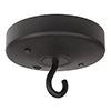 York Heavyweight Ceiling Rose in Matt Black