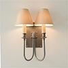 Double Station Wall Light in Polished