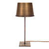 Small Porter Table Lamp in Antiqued Brass