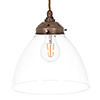 Deben Pendant Light in Antiqued Brass