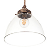 Deben Pendant Light in Antiqued Brass