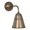 Dalston Outdoor Wall Light in Antiqued Brass