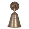 Dalston Outdoor Wall Light in Antiqued Brass
