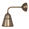 Dalston Outdoor Wall Light in Antiqued Brass