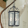 Charlecote Lantern in Matt Black