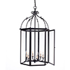 Large Charlecote Lantern in Matt Black