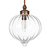 Ava Bathroom Pendant Light in Antiqued Brass