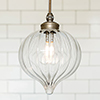 Ava Bathroom Pendant Light in Antiqued Brass