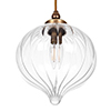 Ava Bathroom Pendant Light in Antiqued Brass